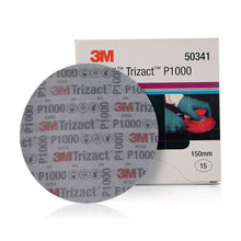 Charger l'image dans la galerie, Boîte de 15 disques abrasifs en mousse Ø150mm 3M™ Trizact™ Hookit™ P1000 à P6000