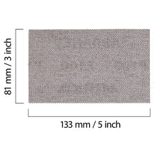 Charger l'image dans la galerie, Blister de 10 feuilles abrasives Abranet® 81x133mm velcro maille micro-perforée MIRKA P80 à P240