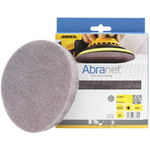 Charger l'image dans la galerie, Boîte de 10 disques abrasifs Abranet® Ø150mm velcro maille micro-perforée MIRKA P80 à P320