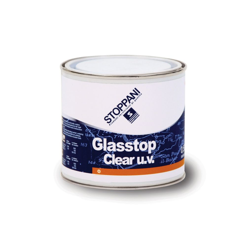 Kit vernis brillant Glasstop Clear UV STOPPANI