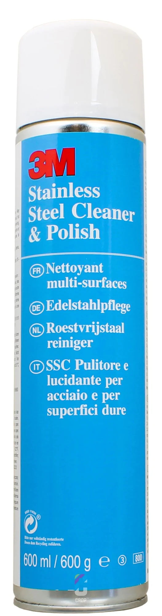 Nettoyant pour acier inoxydable, aérosol 600 ml, 3M™ 11028