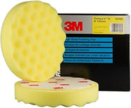 Mousse de lustrage 3M™ Perfect-It™, Jaune, alvéolée, 150 mm, 50488 (Boîte de 2 pièces)