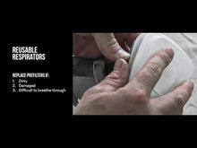 Charger et lire la vidéo dans la visionneuse de la Galerie, Paire de filtre antigaz, antivapeurs et particules 3M™ 6055/6059/6099
